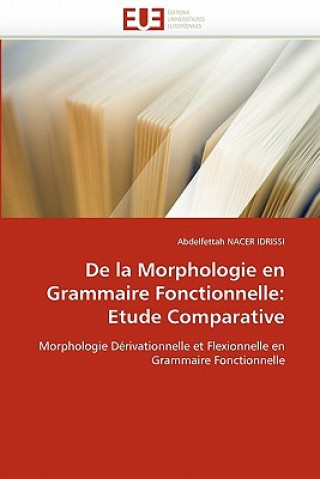 Książka de la Morphologie En Grammaire Fonctionnelle Abdelfettah Nacer Idrissi