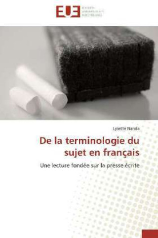 Könyv De la terminologie du sujet en français Lysette Nanda