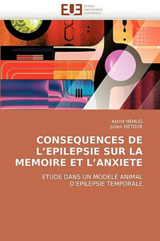 Kniha Consequences de l''epilepsie Sur La Memoire Et l''anxiete Astrid Nehlig