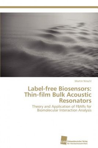 Könyv Label-free Biosensors Martin Nirschl