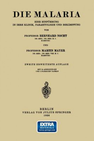 Книга Die Malaria Berhnard Nocht