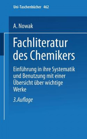 Könyv Fachliteratur des Chemikers A. Nowak