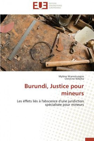 Książka Burundi, Justice Pour Mineurs Christine Nifasha