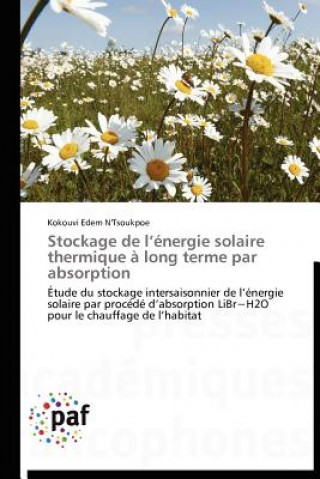 Book Stockage de L Energie Solaire Thermique A Long Terme Par Absorption Kokouvi Edem N'Tsoukpoe