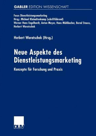 Buch Neue Aspekte des Dienstleistungsmarketing Herbert Woratschek