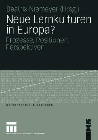 Knjiga Neue Lernkulturen in Europa? Beatrix Niemeyer