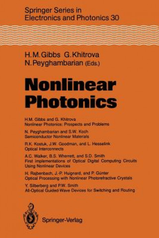 Buch Nonlinear Photonics Hyatt M. Gibbs