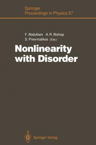 Kniha Nonlinearity with Disorder Fatkulla Abdullaev