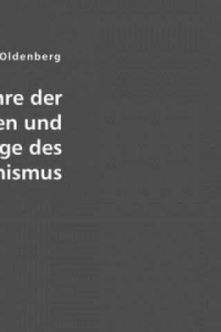 Knjiga Die Lehre der Upanishaden und die Anfänge des Buddhismus Hermann Oldenberg