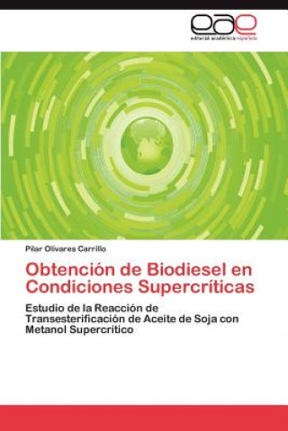 Kniha Obtencion de Biodiesel en Condiciones Supercriticas Pilar Olivares Carrillo
