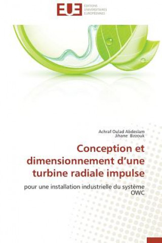 Kniha Conception Et Dimensionnement d'Une Turbine Radiale Impulse Achraf Oulad Abdeslam