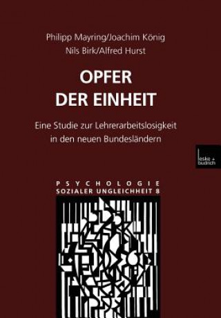 Boek Opfer Der Einheit Philipp Mayring