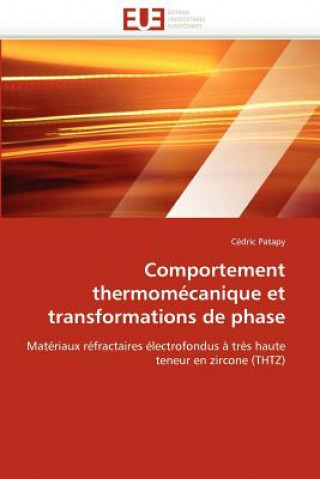 Knjiga Comportement Thermom canique Et Transformations de Phase Cédric Patapy