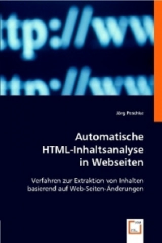 Książka Automatische HTML-Inhaltsanalyse in Webseiten Jörg Peschke