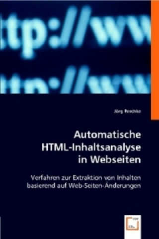 Βιβλίο Automatische HTML-Inhaltsanalyse in Webseiten Jörg Peschke