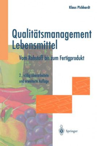 Libro Qualitatsmanagement Lebensmittel Klaus Pichhardt