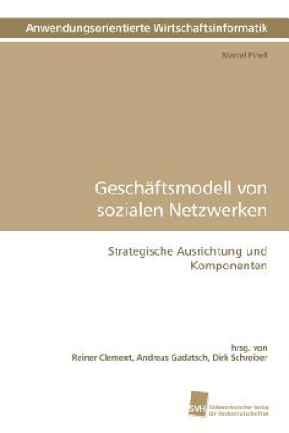 Kniha Geschaftsmodell Von Sozialen Netzwerken Marcel Pinell