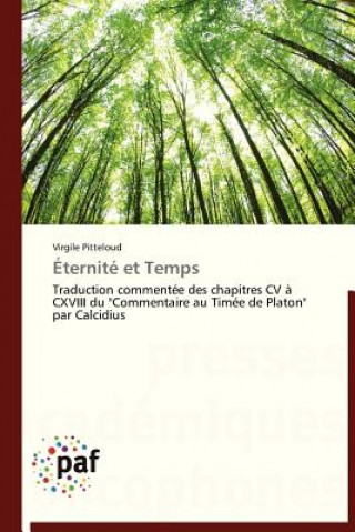 Knjiga Eternite Et Temps Virgile Pitteloud