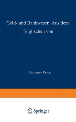 Kniha Geld- Und Bankwesen NA Price