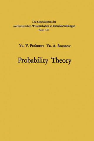 Kniha Probability Theory Jurij Vasil'evic Prohorov