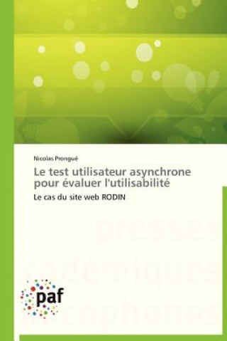 Carte Test Utilisateur Asynchrone Pour Evaluer l'Utilisabilite Nicolas Prongué