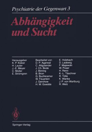 Kniha Abhangigkeit und Sucht D. P. Agarwal