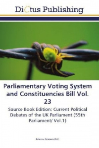 Kniha Parliamentary Voting System and Constituencies Bill Vol. 23 Rebecca Simmons