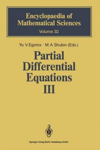 Book Partial Differential Equations III Youri Egorov