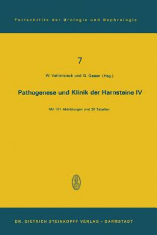 Kniha Pathogenese und Klinik der Harnsteine G. Gasser