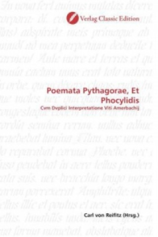 Carte Poemata Pythagorae, Et Phocylidis Carl von Reifitz