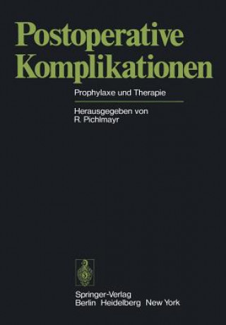 Buch Postoperative Komplikationen Rudolf Pichlmayr