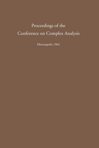 Carte Proceedings of the Conference on Complex Analysis A. Aeppli