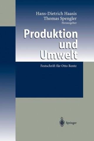 Kniha Produktion Und Umwelt Hans-Dietrich Haasis