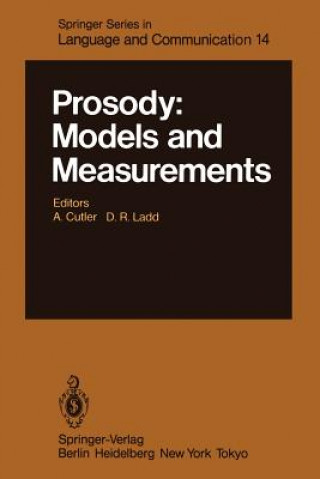 Kniha Prosody: Models and Measurements A. Cutler