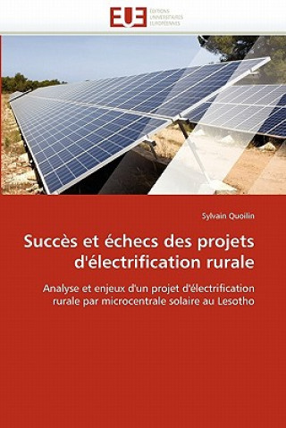 Buch Succ s Et  checs Des Projets d'' lectrification Rurale Sylvain Quoilin