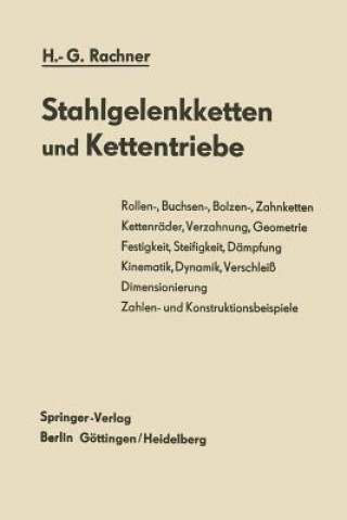 Kniha Stahlgelenkketten Und Kettentriebe Hans-Günther Rachner