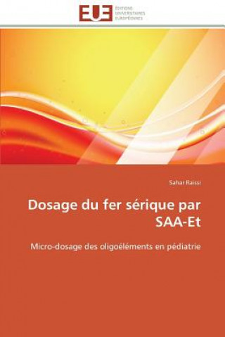 Książka Dosage Du Fer S rique Par Saa-Et Sahar Raissi