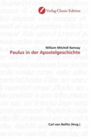 Książka Paulus in der Apostelgeschichte William Mitchell Ramsay