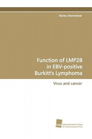 Könyv Function of Lmp2b in Ebv-Positive Burkitt's Lymphoma Markus Rechsteiner
