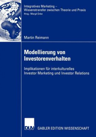 Kniha Modellierung von Investorenverhalten Martin Reimann