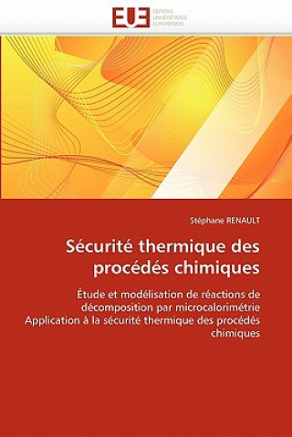 Kniha S curit  Thermique Des Proc d s Chimiques Renault-S