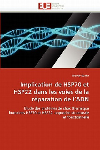 Könyv Implication de Hsp70 Et Hsp22 Dans Les Voies de la R paration de l''adn Wendy Rénier
