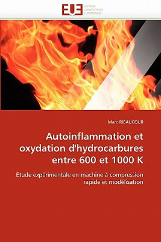 Kniha Autoinflammation Et Oxydation d'Hydrocarbures Entre 600 Et 1000 K Ribaucour-M