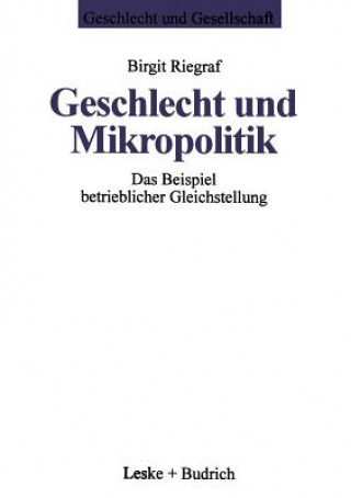 Carte Geschlecht Und Mikropolitik Birgit Riegraf