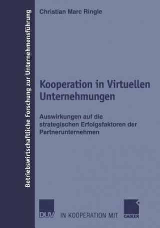 Libro Kooperation in Virtuellen Unternehmungen Christian M. Ringle