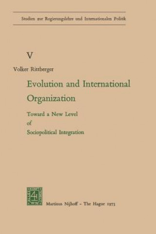 Kniha Evolution and International Organization Volker Rittberger