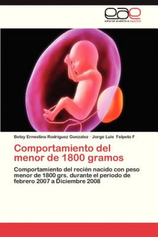 Libro Comportamiento del Menor de 1800 Gramos Betsy Ernestina Rodriguez Gonzalez