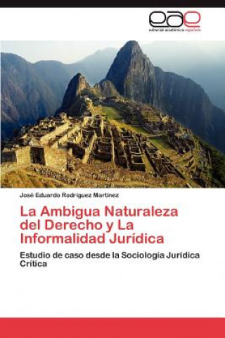 Książka Ambigua Naturaleza del Derecho y La Informalidad Juridica José Eduardo Rodríguez Martínez