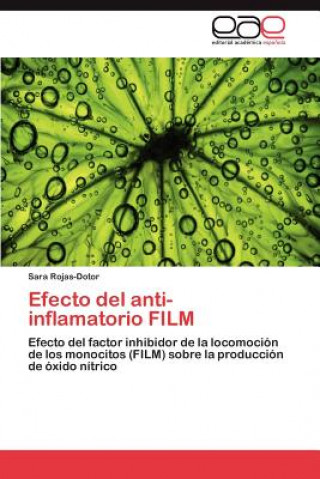 Kniha Efecto del anti-inflamatorio FILM Sara Rojas-Dotor