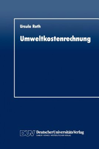 Βιβλίο Umweltkostenrechnung Ursula Roth